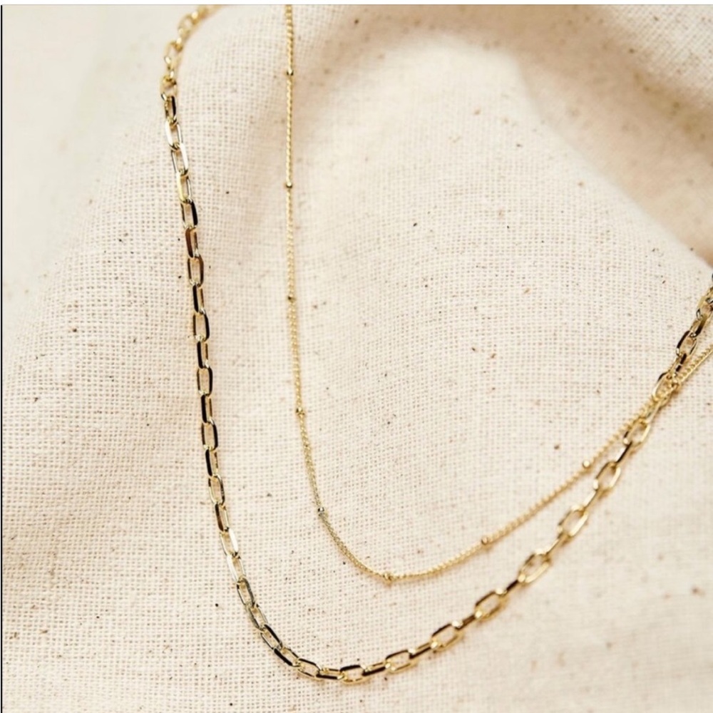 NEW 14kt Gold Plated necklaces